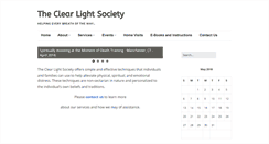 Desktop Screenshot of clearlightsociety.org
